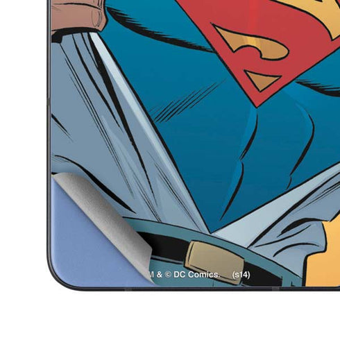 DC Comics Superman 90's Animated Series Galaxy Z Fold5 5G Skin